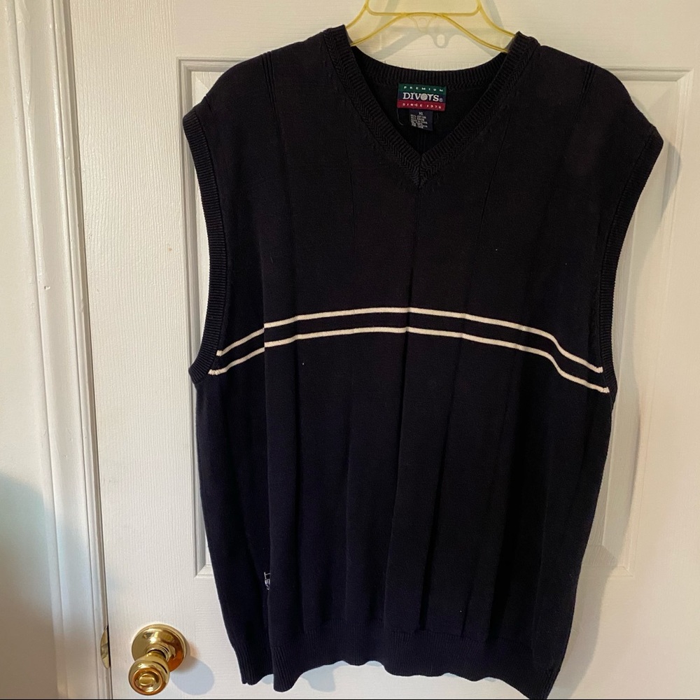 navy sweater vest
